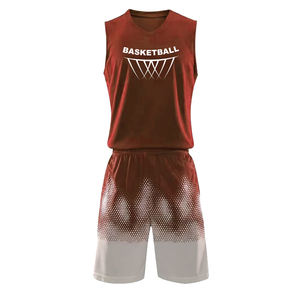 Uniformes de Baloncesto Deportivos Transpirables de Alta Calidad, Conjuntos de Uniformes de Baloncesto de Poliéster de Talla Grande para Adultos, Ropa Deportiva - Product Image 3