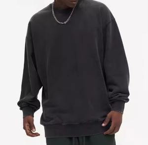 Sweatshirts pour hommes, sweatshirts unisexes personnalisés, sweatshirts à manches longues d'hiver, sweatshirts lourds, sweatshirts délavés à l'acide - Product Image 2