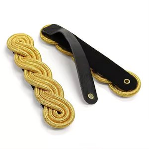 Fábrica OEM hecho a mano formal ceremonial charreteras uniforme rango insignia hombro accesorios para guardias - Product Image 4