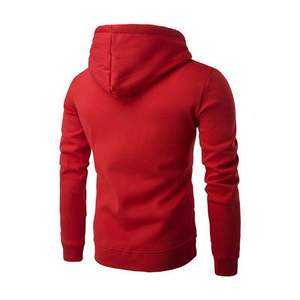 Latest Winter Man Streetwear Loose Fit Heavyweight Puff Printed Embroidered Boxy Fit Plain Hoodies with String - Product Image 3