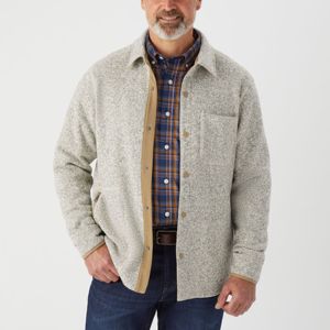 Chaqueta de camisa de lana para hombre de fabricación personalizada OEM, ropa de abrigo cálida y elegante para clima frío - Product Image 2