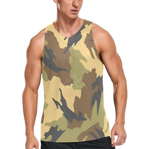 Camiseta sin mangas de fitness de algodón/poliéster 100% de marca personalizada, camiseta informal transpirable para gimnasio con diseño impreso para hombres a un precio razonable - Product Image 1