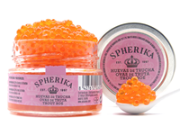 Spherika, oeufs de truite-100g pot en verre 3oz oeufs de poisson gourmet foodie garniture sushi décoration protéine fruits de mer truite caviar petit pot