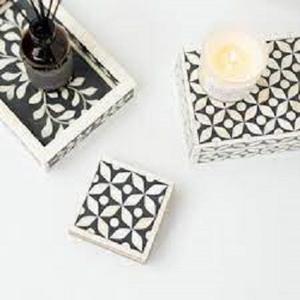 Eco-Friendly Handmade Resin Wooden <b>Coasters</b> Elegant <b>Drink</b> Mats <b>for</b> Dining Table Office and Hotel Use - Product Image 1
