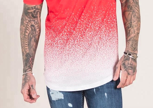 เสื้อยืดฟิตเนสยิมของผู้ชายแห้งเร็วชุดออกกำลังกายระบายอากาศสำหรับฝึกซ้อมกลางแจ้งและวิ่งแบบโค้ง - Product Image 3