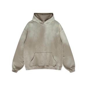 Sweat-shirt vintage en coton 100% de haute qualité, délavé à l'acide, tie-dye, logo personnalisé, sweats à capuche délavés dégradés, vente en gros de sweats à capuche pour hommes personnalisés - Product Image 3