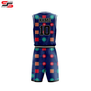 Taille et design personnalisés ensemble de maillots de basket-ball en polyester vêtements de sport pour adultes vêtements d'équipe pour le basket-ball uniforme de basket-ball personnalisé - Product Image 2