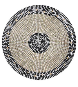 Hot Trend Seagrass <b>Wall</b> Hanging Plate Handmade Rustic Boho <b>Wall</b> Decor - Product Image 3