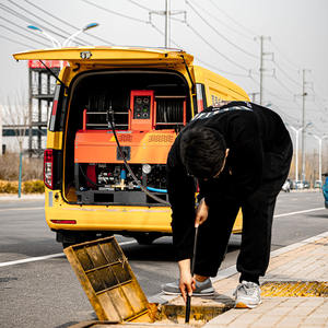 Amjet Précision bon marché Abordable Sécurité commodité <span class=keywords><strong>pompe</strong></span> débit Barre parallèle moteur <span class=keywords><strong>à</strong></span> essence machine de nettoyage des égouts - Product Image 6