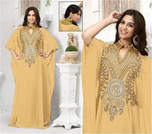 ชุดคลุมยาวสไตล์อาหรับคาฟตันสำหรับงานปาร์ตี้ยาวถึงพื้นผ้าคาฟตันสำหรับใส่ไปงานแต่งงานชุดราตรีชายหาดสไตล์อาหรับ - Product Image 6