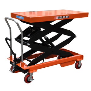 OEM New Steel Scissor Lift Frame and Platform Components Heavy Duty <b>Cart</b> 6 <b>Wheels</b> Load 400kg Made in Vietnam - Product Image 1