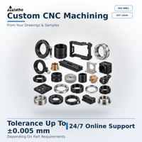 Pièces usinées CNC de haute précision, composants mécaniques personnalisés en aluminium, acier, laiton, titane