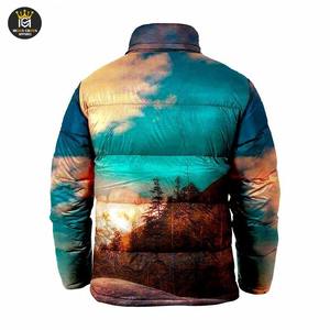 แจ็กเก็ตแบบพองสำหรับฤดูหนาวแจ็กเก็ตแบบพองพิมพ์ซับลิเมชัน - Product Image 2