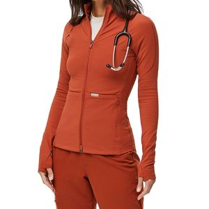 Chaqueta médica de diseño innovador con tela transpirable ligera para profesionales de la salud - Product Image 1