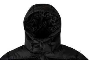 New Arrival Casual Oem Thick Unisex Big Tall Oversized Blank Black Winter Wholesale Hooded Custom Puffer <b>Jacket</b> <b>Men</b> 2026 - Product Image 6