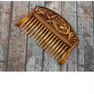 หวีไม้ธรรมชาติที่ขายดีที่สุดพร้อมฟันที่ดีโลโก้ที่กำหนดเองมีให้เลือกหลากหลายหวีไม้ - Product Image 5