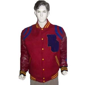 Logo personnalisé Laine Chenille Broderie Baseball Letterman Vestes Hommes Vintage Blanc En Cuir Manches Varsity Veste - Product Image 6