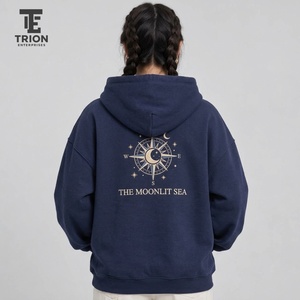 Sweat à capuche tendance pour femme avec broderie, en tissu polaire doux, broderie magnifique, confort chaud et coupe décontractée pour un style décontracté. - Product Image 4