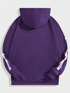 Ropa personalizada de alta calidad para hombre, ropa de calle, sudadera con capucha de diamantes de imitación Hip Hop, jersey de gran tamaño desteñido por el sol personalizado, sudaderas con capucha negras para hombre - Product Image 3