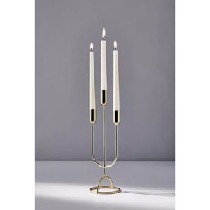 Bougeoir en métal de qualité supérieure bougeoir de couleur noire bougeoir design classique pour la décoration intérieure au prix le moins cher - Product Image 4