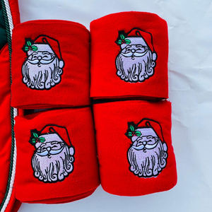 Ensemble de tapis de selle pour cheval rose brillant de qualité supérieure personnalisable, dressage, saut d'obstacles, doublure en polycoton, respirant, fournitures d'équitation - Product Image 3