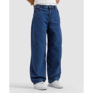 กางเกงยีนส์เดนิมทรงหลวมสไตล์เรียบง่าย ซักได้ ใส่สบาย - Product Image 3