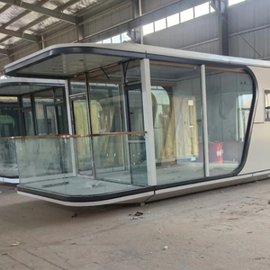 Nouvelle conception de haute qualité, mobile préfabriqué de luxe avec chambre à coucher, salle de bain, terrasse pour hôtel, maison, espace extérieur, capsule - Product Image 6