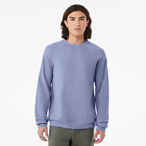 Unisex Size Large New Unisex Crewneck Raglan Sleeve Soft <b>Sweatshirt</b> Small <b>White</b> Crewneck Fleece Raglan Unisex Sweater - Product Image 1