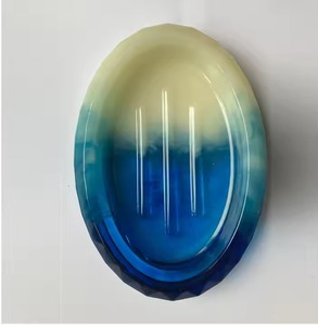 Porte-savon en résine époxy, forme personnalisée, couleur personnalisée, vente chaude, porte-savon en résine de haute qualité - Product Image 3