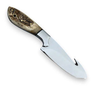 Couteau de chasse et de dépecage à lame fixe en acier 12c27 de qualité industrielle Nordic Forge, avec crochet à viande, manche intégral, pour camping et activités de plein air, OEM - Product Image 2