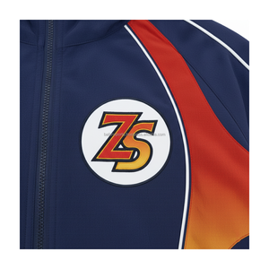 Premium 210 GSM Nylon Poliéster Windbreaker Set Ligero Impermeable Transpirable Logotipo personalizado Diseño de bloque de color de talla grande - Product Image 6