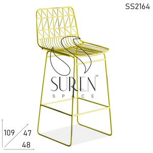 Commercial Handmade Indian Designer Iron Fabric Seat <b>Bar</b> <b>Chair</b> Unique Style Restaurant and Pub Dining <b>Chair</b> - Product Image 4