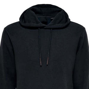 2025 Custom Design Solid Black Color <b>Oversize</b> <b>Men's</b> <b>Hoodies</b> Custom Printed Logo 100% Cotton Fabric Pullover <b>Hoodies</b> <b>For</b> <b>Men</b> - Product Image 6
