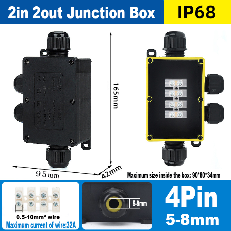 2in 2out large 4pin(5-8mm)