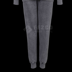 Wholesale Custom Made Cotton Acid Wash Tracksuits <b>for</b> <b>Women</b> Light <b>Weight</b> Hooded Collar Solid Winter OEM Service Available - Product Image 6