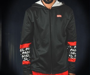 Tenis personalizable hombre sudadera cremallera completa alta calidad hecho Italia tela de secado rápido estirable sublimación impresa personalizada - Product Image 3