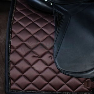 Almohadilla de sillín inglesa de calidad superior, tela acolchada suave, transpirable, duradera y cómoda, almohadillas de sillín personalizadas OEM - Product Image 3