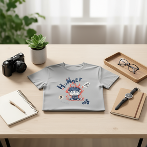 T-Shirt Unisex 100% Cotone 210GSM, Vestibilità Oversize Casual, Stampa Personalizzata Serigrafica di Rose, Stampa DTG, Maglietta Compressa - Product Image 3