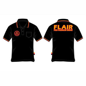 Gran oferta de algodón 100% para hombre, camiseta Polo personalizada de buena calidad, Color sólido, estilo informal, patrón, 180g, tela, peso frontal - Product Image 6