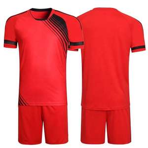 2025 dernière conception Football uniforme ensemble nouveauté personnalisé imprimé nom de l'équipe hommes Football Football uniformes à vendre - Product Image 1