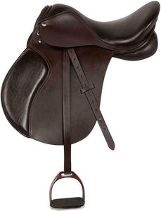Cómoda silla de montar a caballo de cuero genuino silla de montar personalizada para montar a caballo - Product Image 3