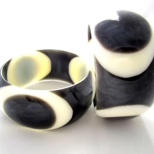 MAIN Boho Bijoux de créateur de mode Résine Géométrique Bracelet Cadeau Marbre Ambre Irrégulier Acrylique Bracelet pour Femmes Filles - Product Image 2