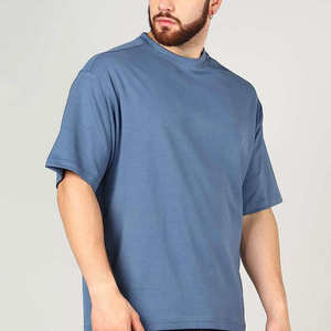 T-shirts unisexes surdimensionnés en jersey 100% coton, logo personnalisé, impression numérique, sportifs, séchage rapide, respirants, prix d'usine pour - Product Image 2