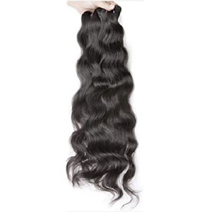 Extensions de cheveux indiens naturels ondulés profonds paquets de cheveux grossiers et soyeux avec fermetures à lacets sans perte ni enchevêtrement - Product Image 2