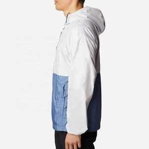 Chaqueta Cortavientos Acolchada Impermeable de Lona para Hombre de Alta Calidad con Cuello Alto y Cremallera Frontal con Logotipo, Tallas Grandes - Product Image 3