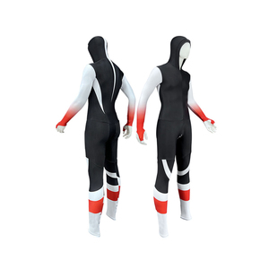 Combinaison de patinage de vitesse sur glace sur piste courte à manches longues et fermeture à glissière une pièce au design personnalisé - Product Image 3
