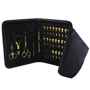 Pinces d'extension de cheveux en acier inoxydable, kit d'outils d'extension de cheveux multifonctions avec peigne de séparation, ciseaux à cheveux et pinces - Product Image 1