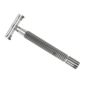 Rasoirs de sécurité pour hommes à long manche, en acier inoxydable, lame à double tranchant - Product Image 4