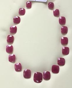 222.53กะรัตทับทิม mozambique เบาะเหลี่ยมเพชรพลอยตัดรูปแบบความร้อนสำหรับการทำเครื่องประดับอัญมณีธรรมชาติ - Product Image 3