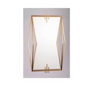 Customized Design New Look Metal Wall Mirror Gold Plated Frame Latest Wall Mounted Mirror for Home Decoration - Product Image 1